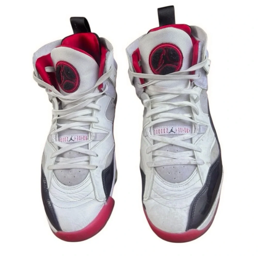 Jordan Jumpman Two Trey White Black University Red DO1925-106 Mens‎ 14